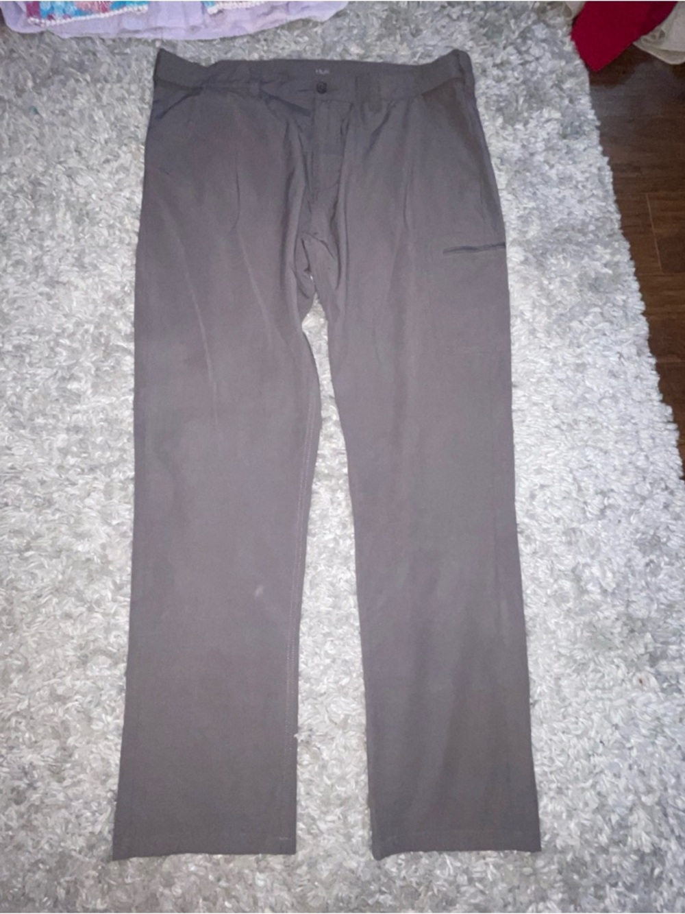 Huk Next Level Fishing Pants Mens Gray Peformance Cargo Light Outdoors XXL
